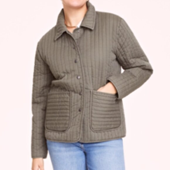 Macy's On 34th Chore Jacket in Olive-MED-NWT - Picture 1 of 12